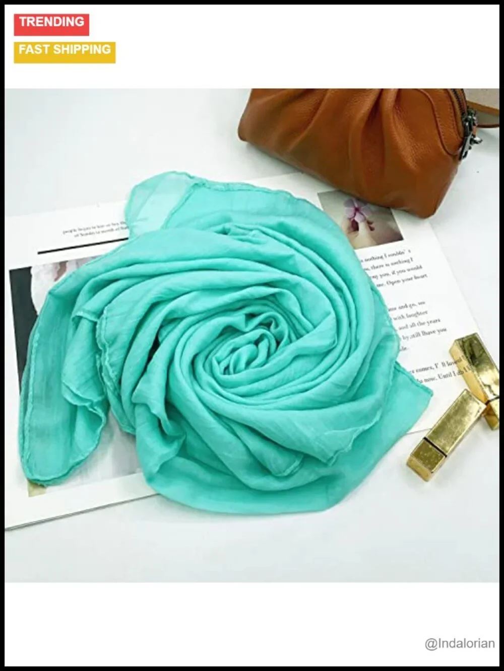 Lightweight Polyester Fashion Scarf Shawl Wrap